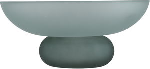 Al Saif Gallery Glass Dessert Plate, 26X26X12 Cm, With Base - Light Green product image 2