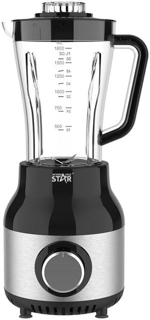 Winning Star ST-5557 Food Processor, 1.8L, 600W - Black/Silver product image