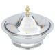 Gozi Alsaif Gallery Steel Presentation, 40 cm, Round Lid, Base - Silver product image 2