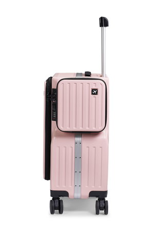 Limra BT-55 Polycarbonate Suitcase, 20 inches, 4 Wheels - Pink product image 2
