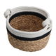 Al Saif Gallery Cotton Baskets Set, 30 x 24 x 21 cm, Round, with Handle, 3 Pieces - Brown product image 3