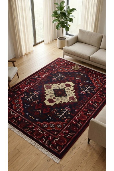 سجادة مجلس بوليستر سجادتي، 200×300 سم، بنقشة قندهار - أحمر product image 4