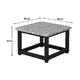 طقم طاولات خشب MDF و معدن، 5 قطع - رمادى اسود product image 4