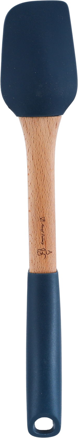 ملعقة تقليب طعام بلاستيك السيف غاليري، 31×5.5 سم، يد خشب - ازرق غامق خشبي product image
