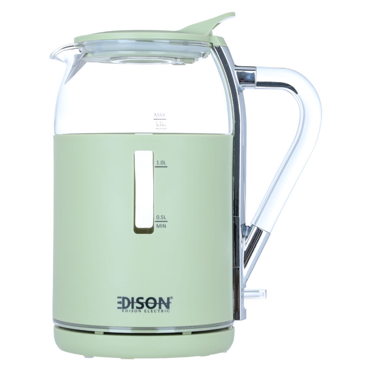 Edison Glass Electric Kettle, 2200 Watt, 1.5 Liter - Green product image