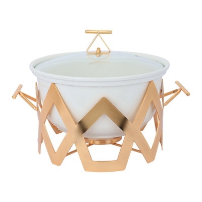 سخان طعام بورسلان السيف غاليري، 10 انش، بغطاء زجاج - أبيض product image 2