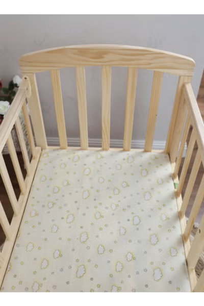 سرير اطفال خشب فان مومنت، 90×40 سم، مع ناموسية - خشبي product image 3