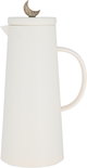 Al Saif Gallery Royal 8 thermos crescent lid, 1 liter, glass inner container, plastic outer shell - beige product image 2