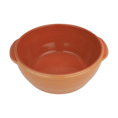 Corzana Pottery Bowl with Lid, 24 cm, Round, Spanish - Brown product image 4