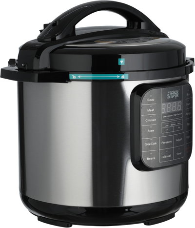 Winning Star ST-9314 Electric Pressure Cooker, 1300W, 8L, 14 Functions, Digital, Touch Control - Black Silver product image 7