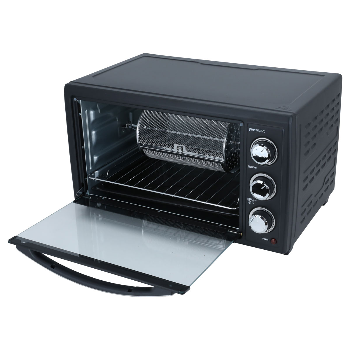 فرن كهربائي بشواية إديسون همر، 1500 واط، 35 لتر، TY351BCL - أسود product image 3