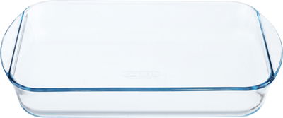 صينية فرن زجاج بيركس، 4.9 لتر، 40×27×7 سم - شفاف product image 1