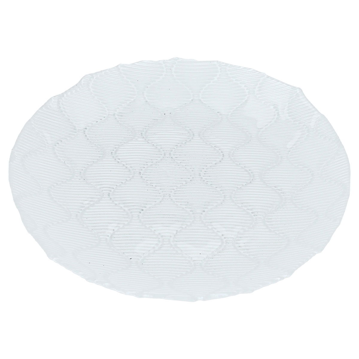 Al Saif Gallery Glass Serving Plate, 21X21X2 Cm - White product image