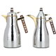 Alsaif Gallery Falwah Thermos Set, 2 Pieces, 1/1 Liter, Glass inner container, Stainless Steel Body - Silver product image 2