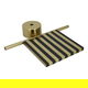 طاولة استيل السيف غاليري، 30x30x68 سم، مربعة، بقاعدة ذهبي - ذهبي/أسود product image 3