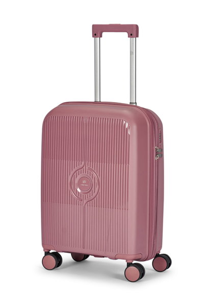 طقم شنط سفر بولي بروبيلين ليمرا، 4 مقاسات، 4 عجلات، بزاوية 360 درجة، LMA-PP527 - روزجولد product image 3