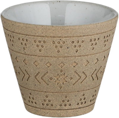Al Saif Gallery Saudi Arabian Porcelain Coffee Cup Set, 6 Pieces, Traditional Pattern - Beige product image 2