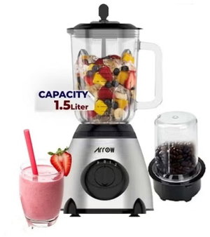 Arrow FOR-15GB Blender, 400W, 1.5L, Grinder - Silver product image