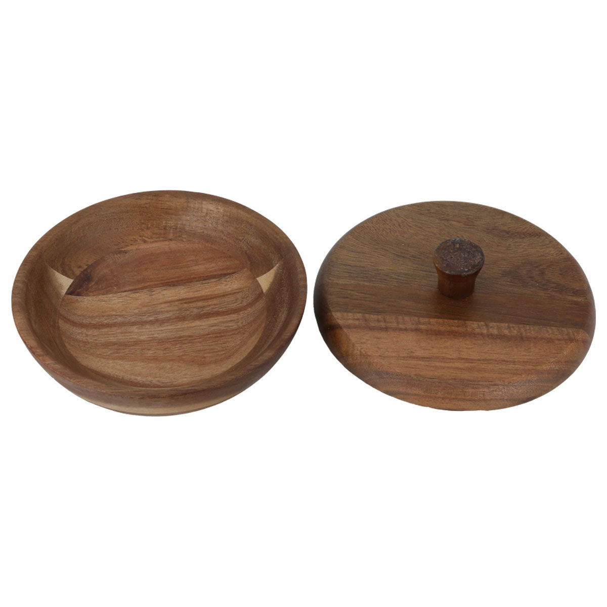 Al Saif Gallery wooden Tamriya, 16 x 16 x 6 cm, round, cover - wooden product image 3