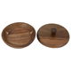 Al Saif Gallery wooden Tamriya, 16 x 16 x 6 cm, round, cover - wooden product image 3