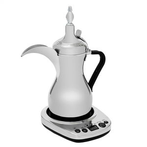 طقم دلة و إبريق كهربائي استيل إديسون اي كيف، 1200 واط، 0.85 / 1 لتر - فضي product image 4