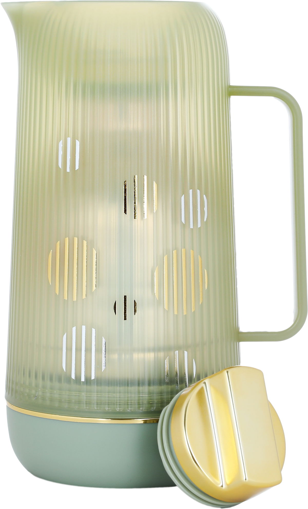 Harmony Pro Glory Thermos, 1 liter, thermal glass inner shell, plastic outer shell - light green product image 4