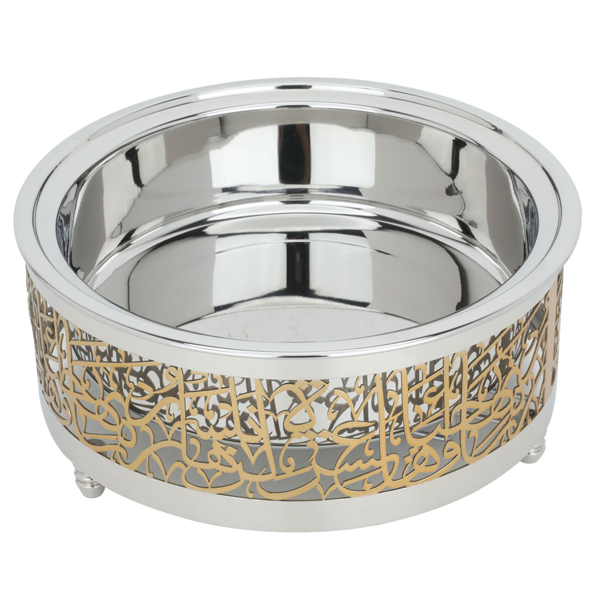 سخان طعام دائري بغطاء استيل السيف غاليري، 28×13 سم - فضي product image 2