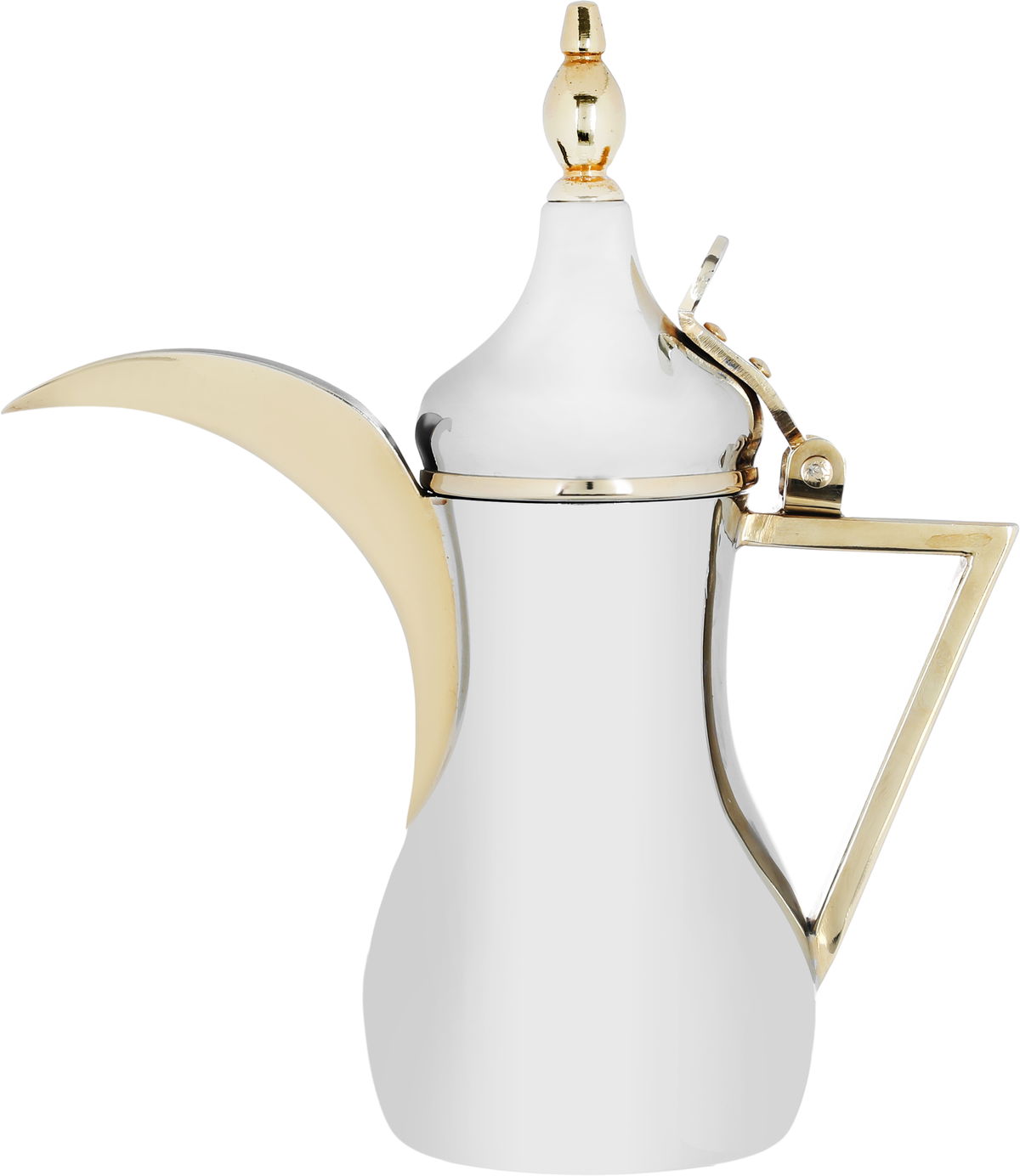 دلة سليمان 2 استيل السيف غاليري، 0.76 لتر - فضي product image 1