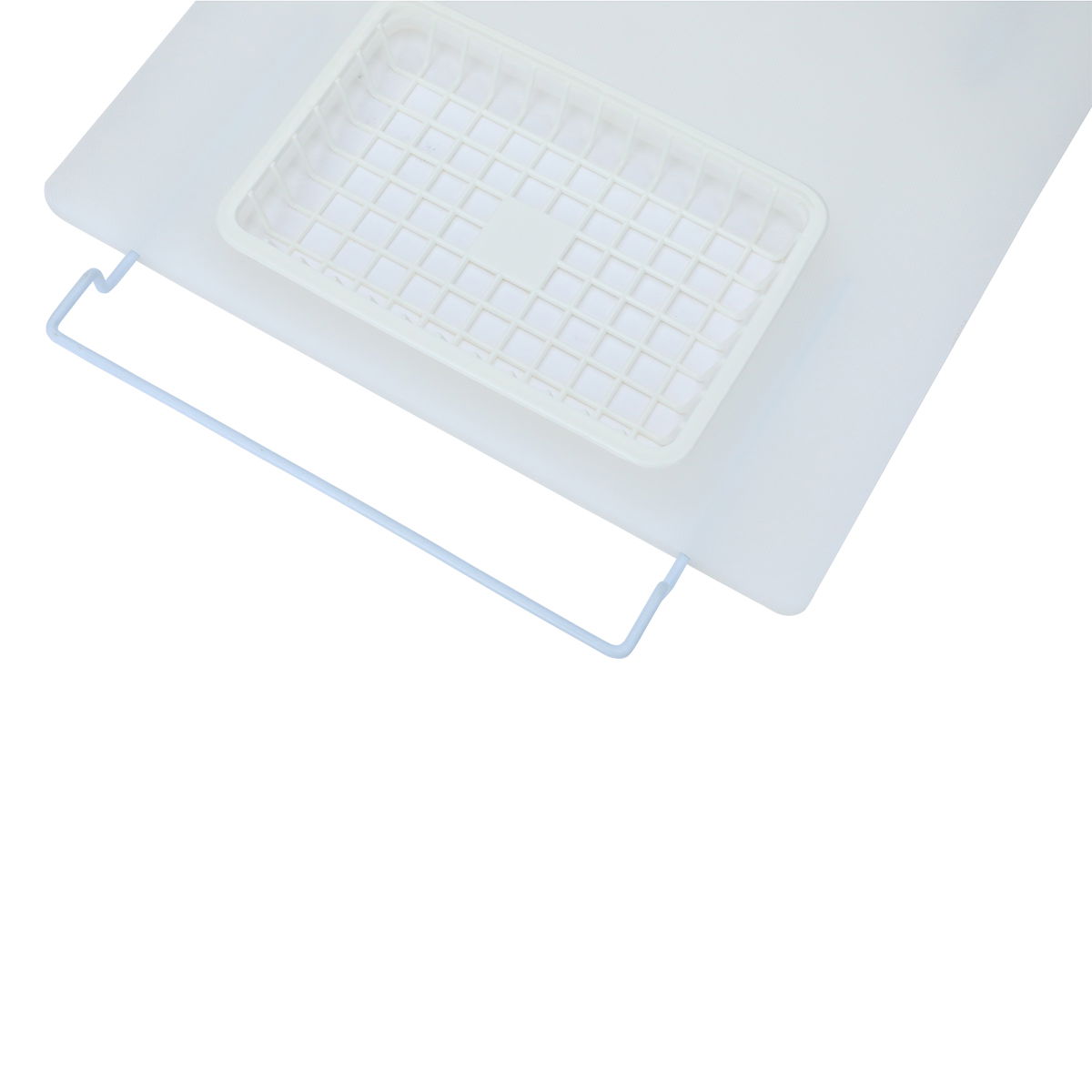 Al Saif Gallery Plastic Chopping Board, with Strainer - White product image 4