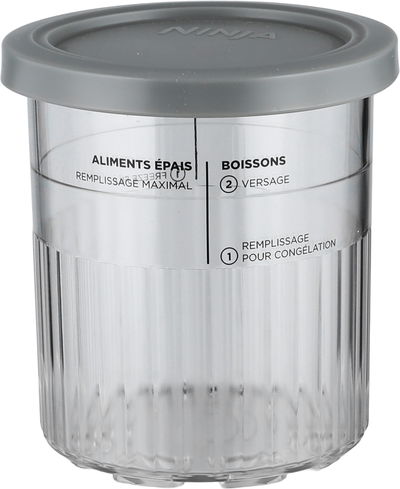 صانعة ايس كريم شارك نينجا، 709 مل، 800 واط، 4 وظائف، NC501ME - فضي اسود product image 8