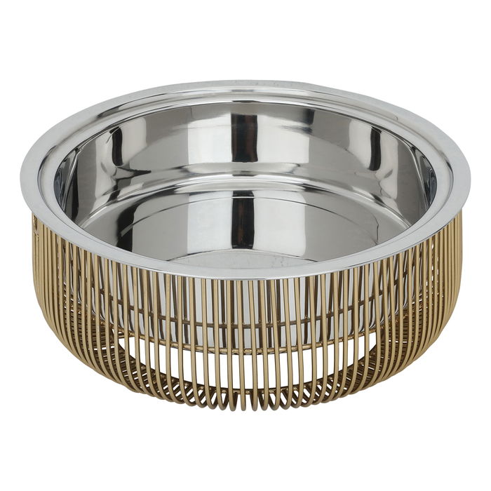Al Saif Gallery India Steel Food Heater, 36 x 32 x 32 cm - Gold product image 2