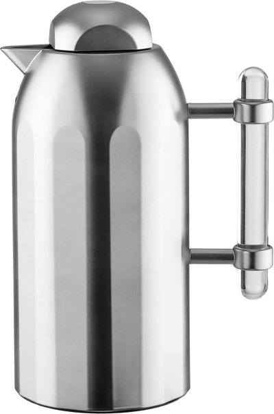 Al Saif Gallery Terhab Thermos Set, 21 Pieces, Cups with Saucers, Coffee Cups, Saucer, Transparent Handle - Silver Transparent product image 3