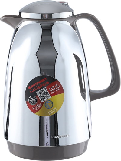 Rotpont Thermos, 1 liter, inner material: thermal glass - silver product image 2
