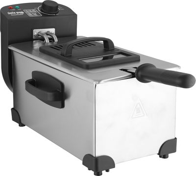 Home Master HM-525 Electric Deep Fryer, 2000W, 3L - Silver/Black product image 3
