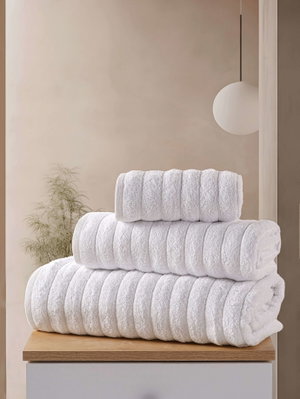  منشفة قطن، 1 قطعة ، 170 × 90 سم - ابيض product image 2