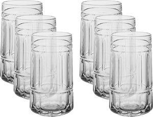 طقم كاسات زجاج السيف غاليري، 6 قطع، حجم كبير - شفاف product image