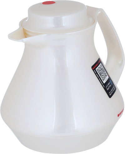 Rotpont thermos, 1 liter, glass inner container, plastic outer shell - white product image 4