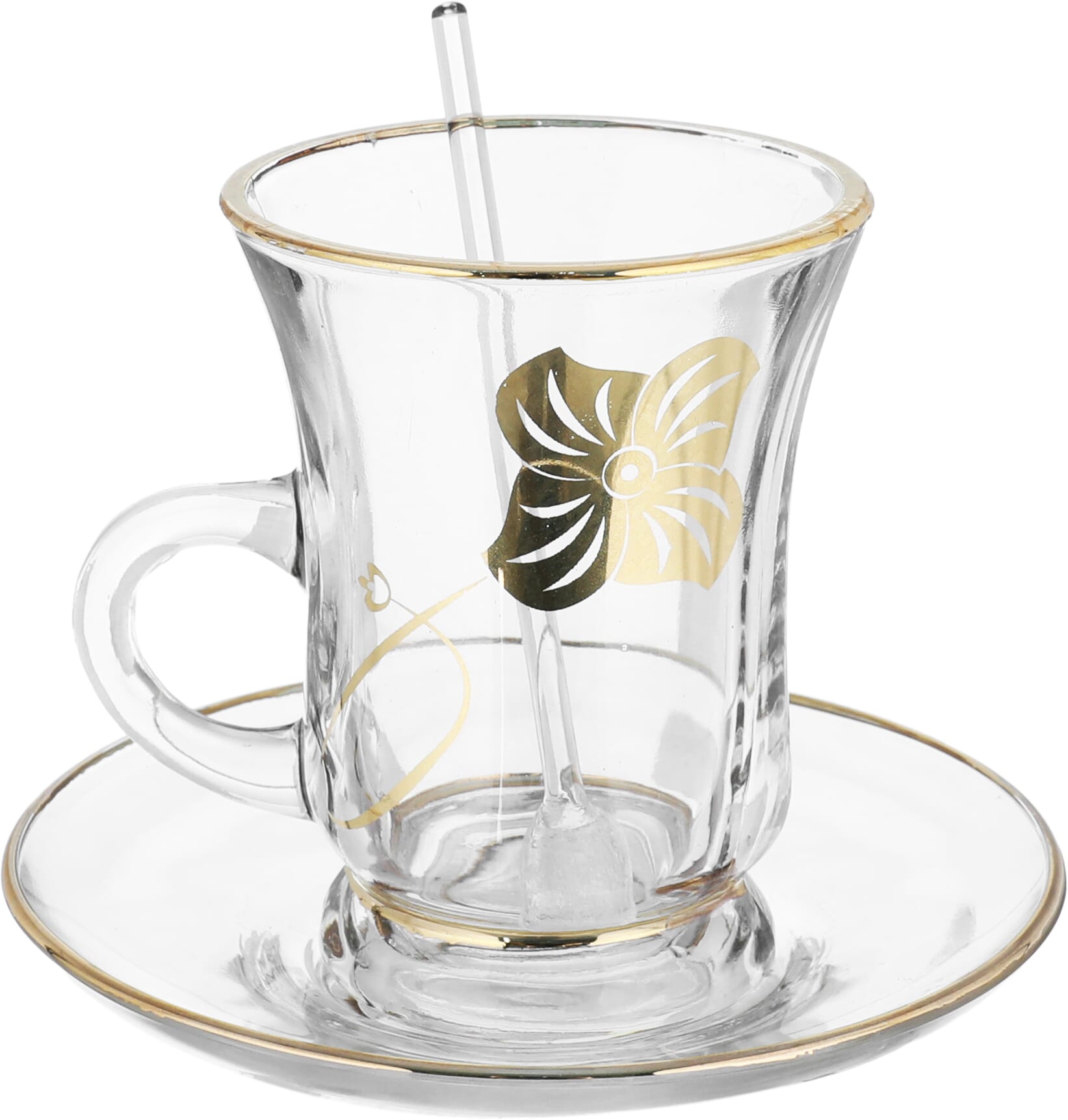 طقم تقديم الشاي والقهوة زجاج السيف غاليري، 50 قطعة - شفاف product image 4