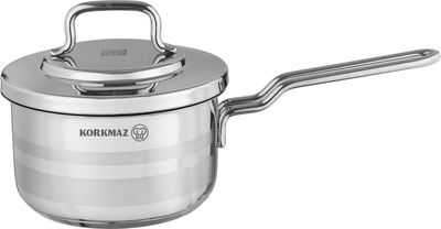 طقم قدور ستانلس ستيل استرا 2 كوركماز، 14 قطعة - فضي product image 3