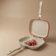 طاوة جرانيت روكي، 32سم، بوجهين - أبيض product image 1