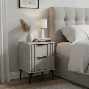 كومدينه خشب ام دي اف، 50×50×47.10 سم، 2 درج - رمادي product image