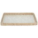 Al Saif Gallery wicker tofareya, 48 x 39 x 5 cm, rectangular, large - beige product image 2