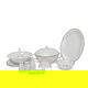 Al Saif Gallery Porcelain Dinner Set, 86 Pieces - White product image 1