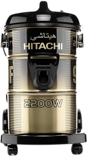 مكنسة كهربائية برميل هيتاشي، 2200 واط، 21 لتر، CV-960FBK - اسود ذهبي product image