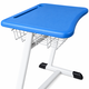 Children's Desk and Chair Set, 74×65×45cm – White & Blue product image 3