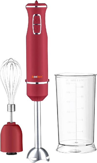 خلاط يدوي كولن، 500 واط، 600 مل، 3×1، 801114002 - احمر product image 1