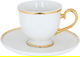 طقم سفرة بورسلان السيف غاليري، 60 قطعة - ابيض ذهبي product image 19