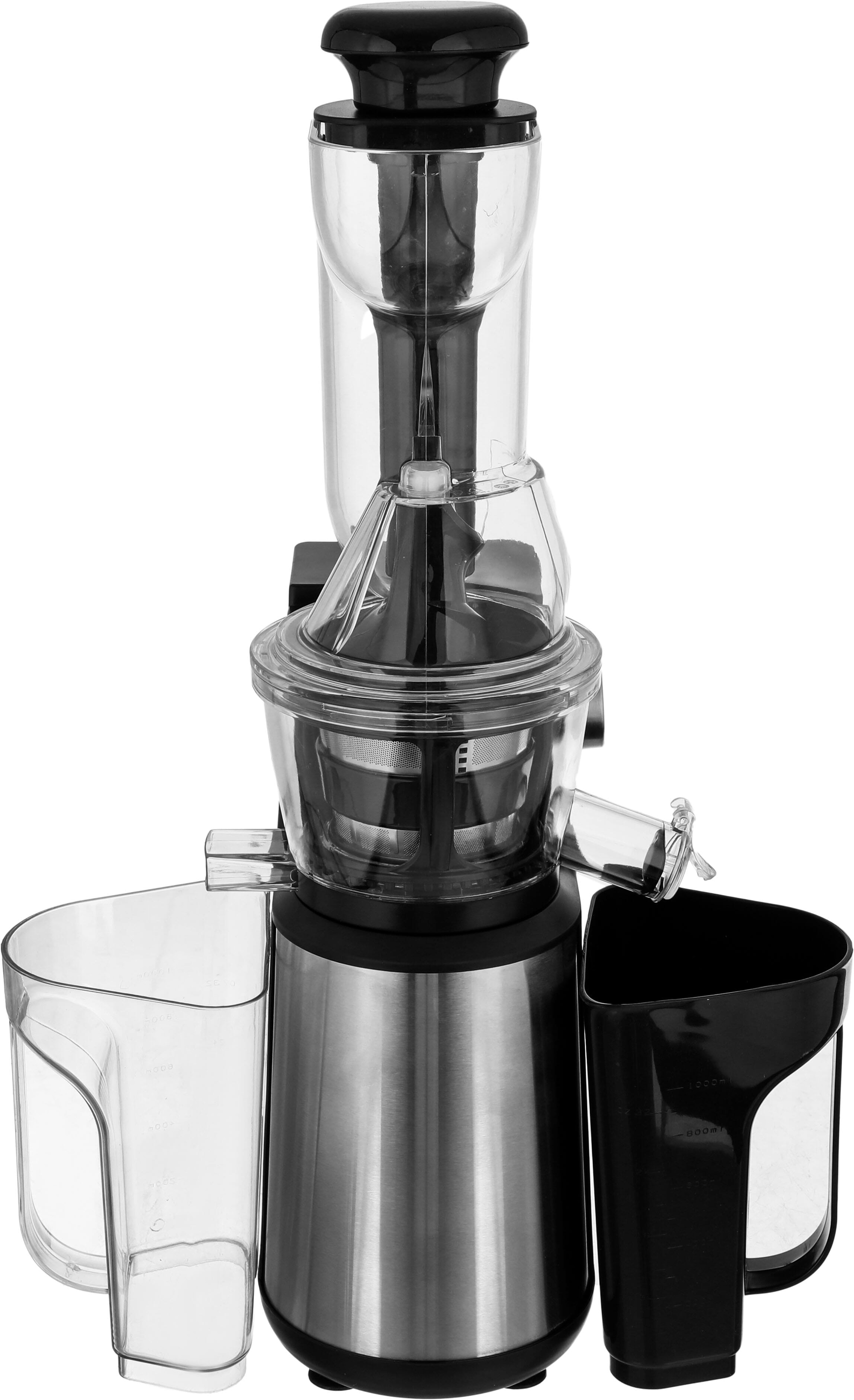 عصارة فواكه بطيئة اديسون، 40 واط، 1 لتر، GS518 - فضي اسود product image