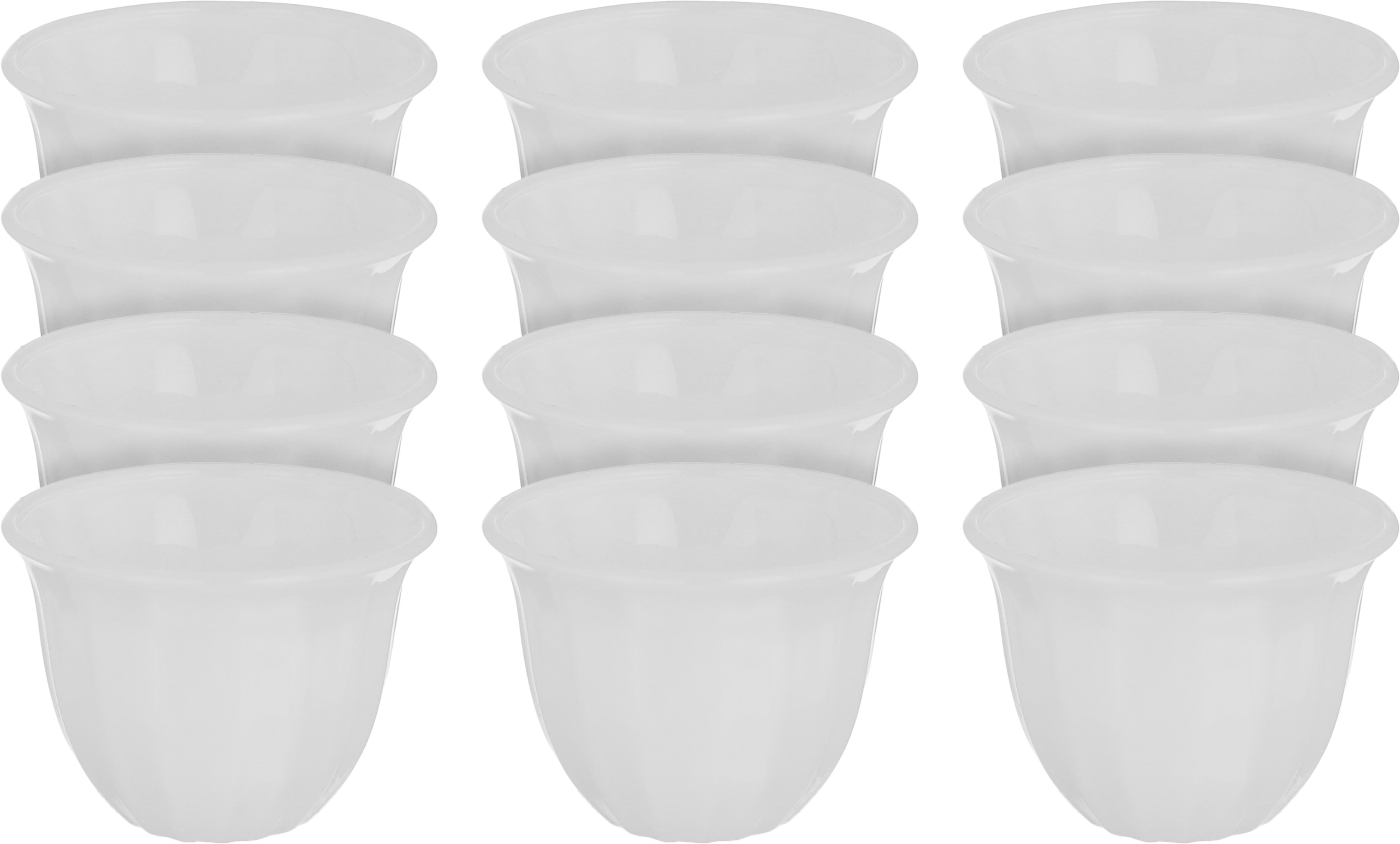 Al Saif Gallery Porcelain Coffee Cup Set, 0.06 L, 12 Pieces - White product image