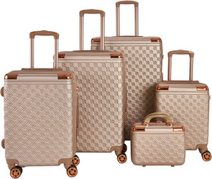Limra ABS Luggage Set, 5 Sizes, 4 Wheels, 360 Degree Rotating, LMA-1591 - Gold product image